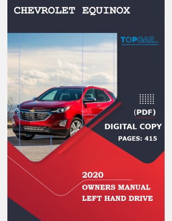 chevrolet equinox 2020 owners manual